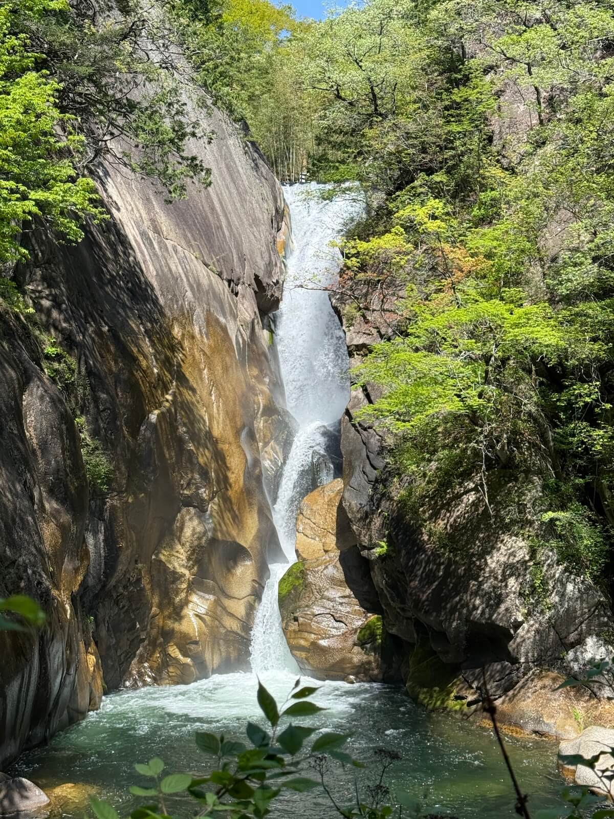 昇仙峡の仙娥滝（せんがたき）