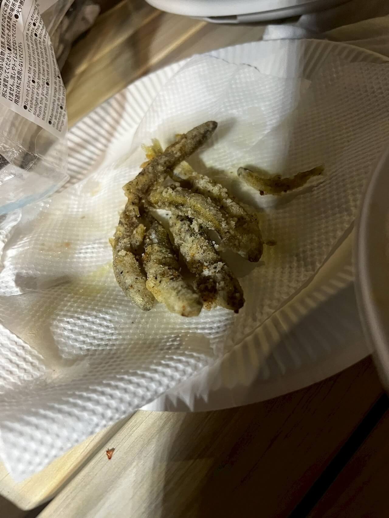 ワカサギの天ぷら