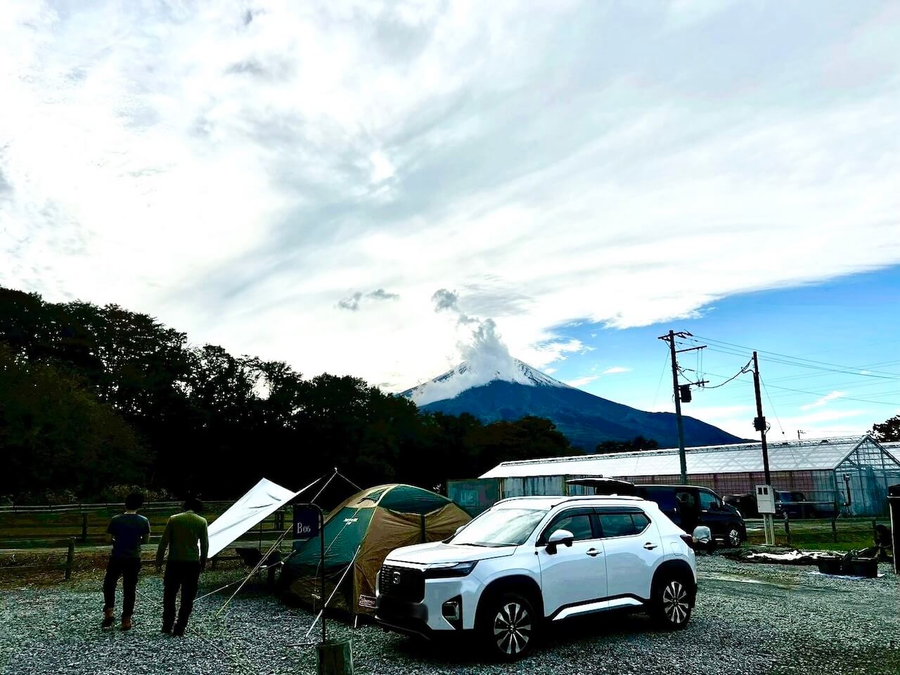 富士山も見える！利便性バグツンのモスキャンプフィールドへいってきた！
